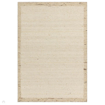 Napa Border Modern Plain Border Organic Hand-Woven Textured Wool Loop Pile Natural Beige/Sandstone Rug-Asiatic Carpets-Rug Love - The Most Loved Rug Store